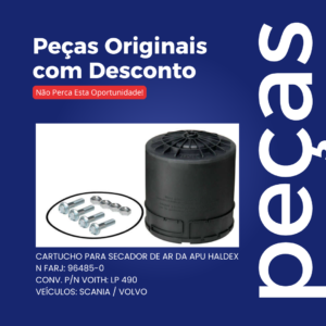 CARTUCHO PARA SECADOR DE AR DA APU HALDEX