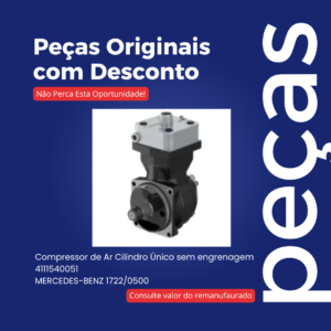 Compressor de Ar Cilindro Único sem engrenagem