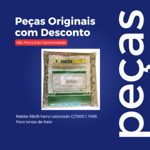 Rebite 08x18 Ferro Latonado C/1000 | 7496